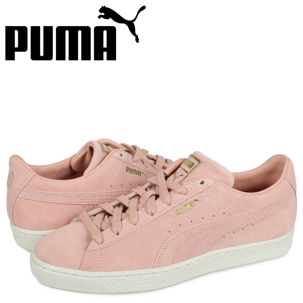 【最大1000円OFFクーポン配布中】 PUMA プーマ スウェード モノ クラシック スニーカー メンズ スエード SUEDE MONO CLASSIC ピンク 381921-03