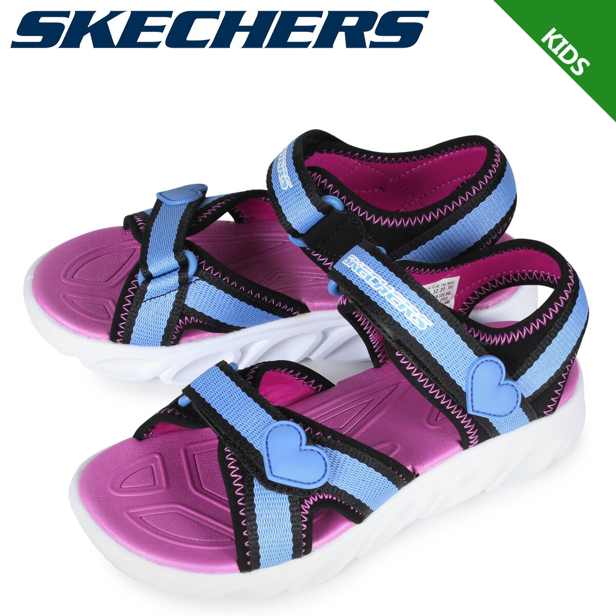 スケッチャーズ SKECHERS サンダル キッズ スプラッシュ HYPNO SPLASHS PLASH ZOOMS ブルー 20215L