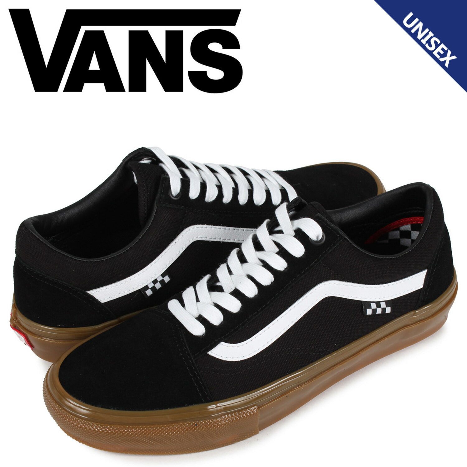 VANS ヴァンズ スケート オールドスクール スニーカー メンズ バンズ スケシュー SKATE OLD SKOOL ブラック 黒 VN0A5FCBB9M