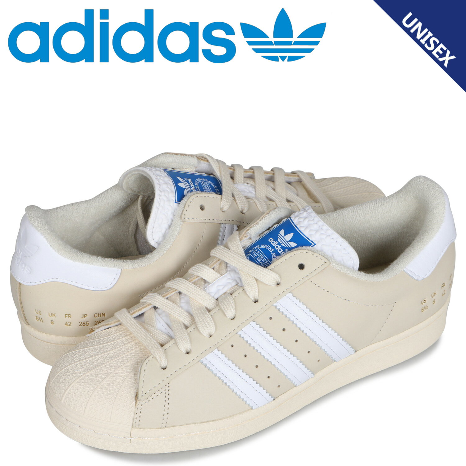 アディダス 【クーポンで最大1000円OFF！5/16 10:59まで】 アディダス オリジナルス adidas Originals スーパースター スニーカー メンズ レディース SUPERSTAR ベージュ H05658