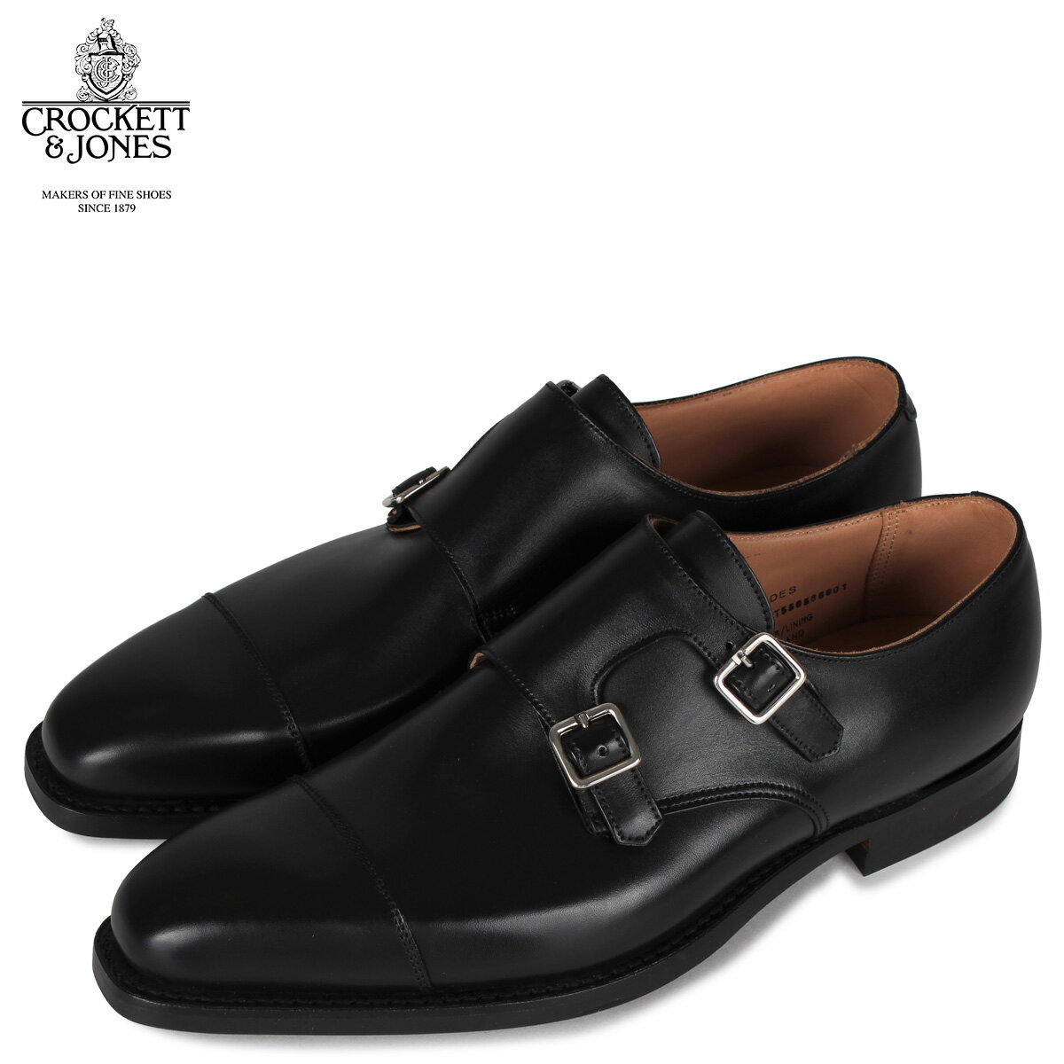 クロケット&ジョーンズ CROCKETT&JONES シューズ メンズ ラウンズ LOWNDES Eワイズ ブラック 黒 25170A-C01C1