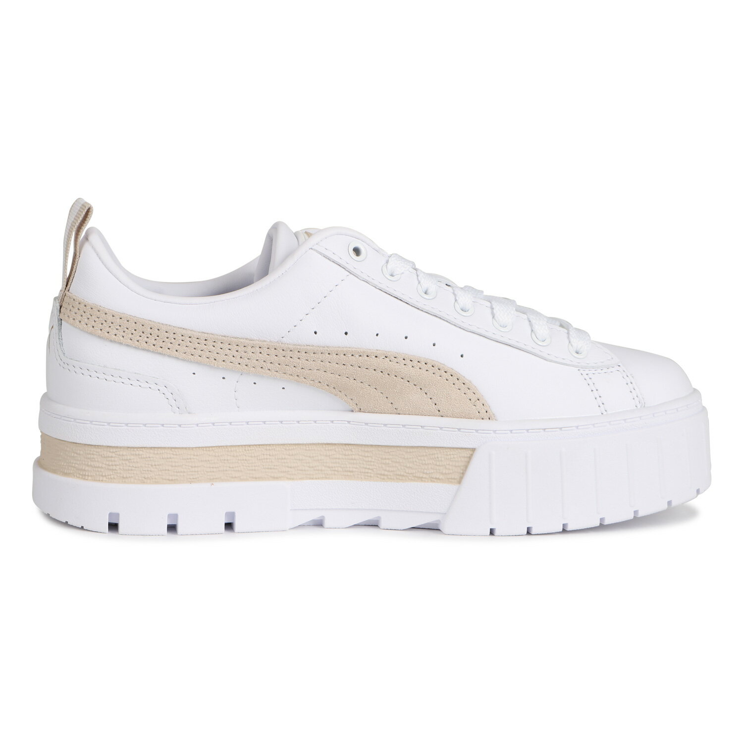 【最大1000円OFFクーポン配布中】 PUMA プーマ スニーカー レディース メイズ レザー ウィメンズ 厚底 MAYZE LEATHER WOMENS ホワイト 白 381983-02