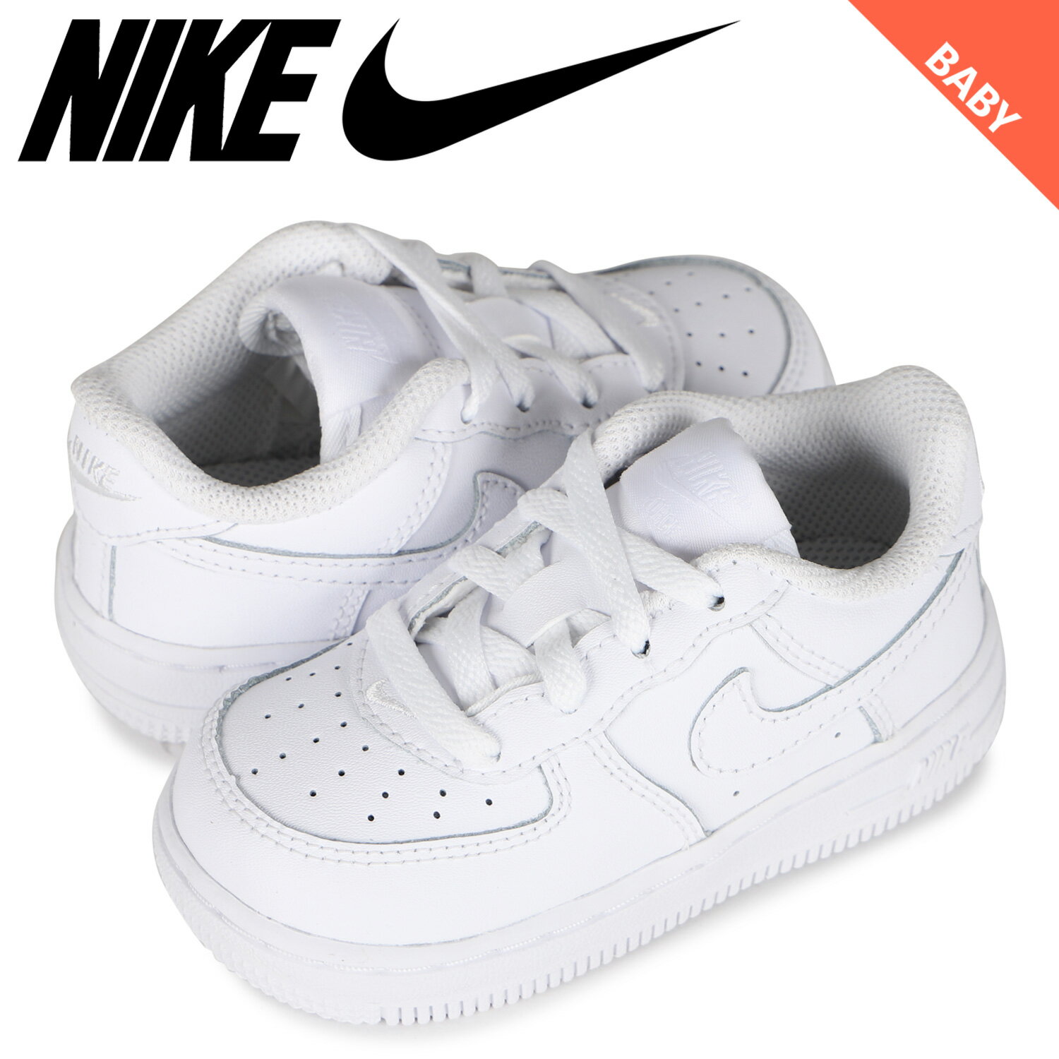 【 最大1000円OFFクーポン配布中 】 NIKE AIR FORCE 1 LE ナイキ エアフォース1 スニーカー ベビー キッズ ホワイト 白 DH2926-111のサムネイル