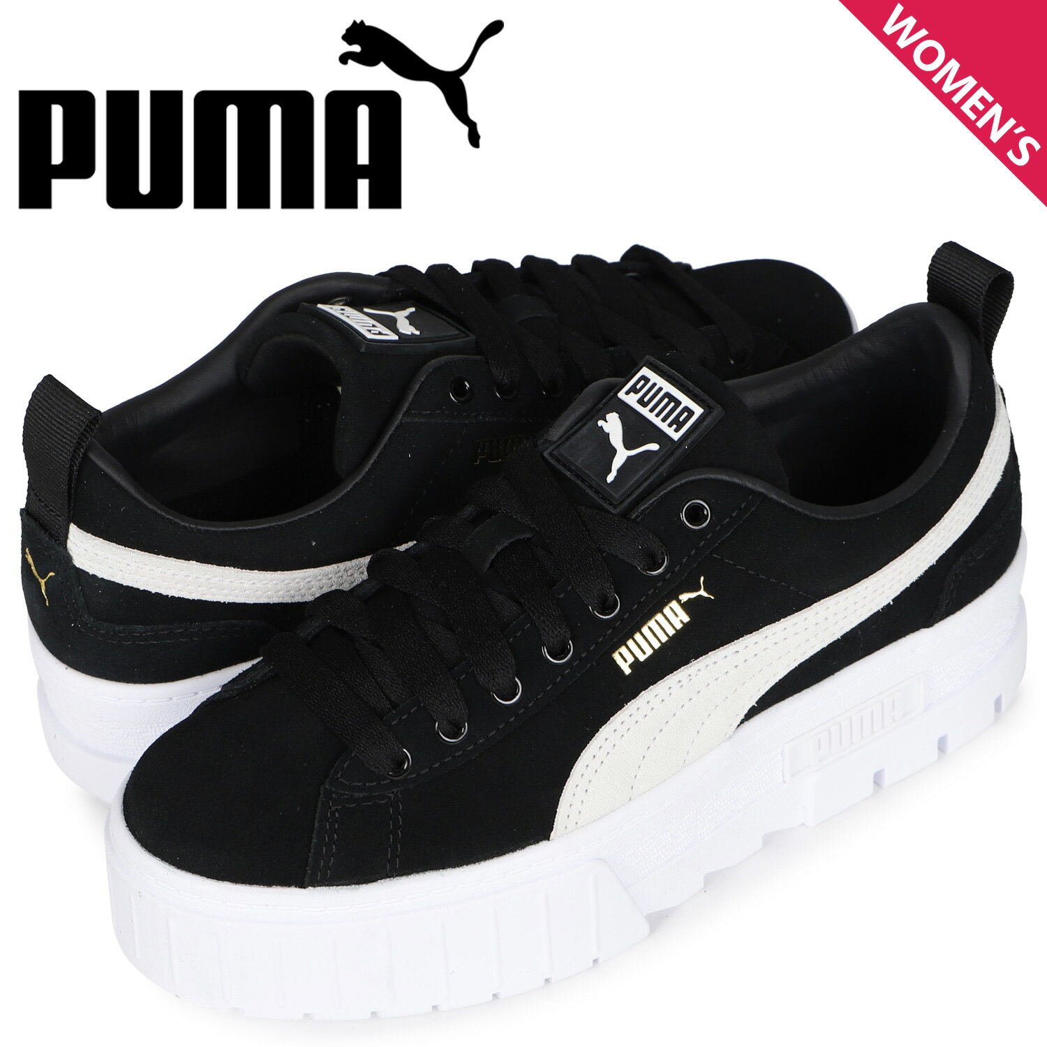 PUMA プーマ メイズ スニーカー レディース 厚底 MAYZE ブラック 黒 380784-01