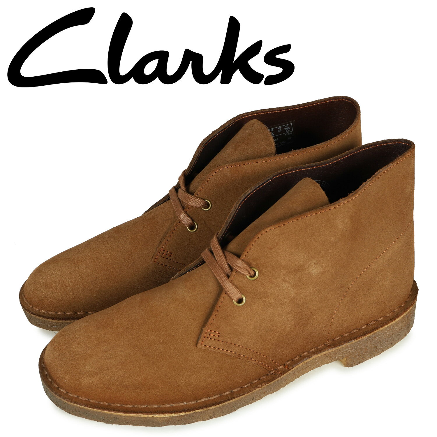 ショップトップ&nbsp;&gt;&nbsp;カテゴリトップ&nbsp;&gt;&nbsp;シューズブランド&nbsp;&gt;&nbsp;A-H&nbsp;&gt;&nbsp;CLARKS (クラークス) 商品説明 【幅広いシーンで活躍するオリジナリティあふれるシューズを作る老舗 CLARKS】 ネイサン・クラークスが1950年に発表した、クラークスを象徴するデザートブーツ。発表後瞬く間にヒットし、非番の陸軍将校たちに好まれるフットウェアになりました。カイロのバザールで見つけた粗削りなブーツがヒントになっています。すっきりしたシルエット、シンプルなレースアップ、そしてクラークスのトレードマークであるクレープソールが調和しています。こちらは全体をブラウンでまとめたシンプルなデザインになっています。 ブランド名 / 商品名 Clarks クラークス / DESERT BOOT 26155481 カラー COLA 素材 / 仕様 アッパー：スエード レザー ソール：ラバー(クレープソール) 生産国 VIETNAM ご購入前に必ずお読みください 靴のサイズ・仕様について 基本的にはブランドが定めているサイズ、または箱に記載されているサイズをもとに記載しております。(サイズの単位はcmになります。) 海外からの海外正規品の直輸入品（並行輸入品）の特性上、外装箱や商品に若干のへたりや傷がある場合があります。 また、生産工場や生産時期で細かい仕様変更がある場合があり、サイズ・素材・カラー・外装箱・タグ等が国内正規品と差異がある場合がありますのでご注意ください。 カラーについて 個体ごとに若干の差異がある場合がございます。可能な限り現物に近い色味の写真を掲載をしておりますが、お客様のモニターの設定などにより現物との色味に差異が生じる場合もございます。あらかじめご了承ください。 予約商品の納期発送目安について 予約商品の納期発送目安は、以下の通りになります。 上旬：1日-10日頃発送予定 中旬：11日-20日頃発送予定 下旬：21日-末日頃発送予定 ※目安になりますので、日程が多少前後する場合があります。 並行輸入に関して この商品は並行輸入品です。 並行輸入品とは、海外で正規販売（正規卸売）されている商品を買い付けて輸入し販売している海外正規品のことです。 サプライヤー保護のため、外装箱についているバーコードや商品タグの一部が一部切り取られている場合がございますが、正規品ですので安心してお買い求め下さい。 類似商品はこちらクラークス Clarks デザートブーツ メン14,700円クラークス Clarks デザートブーツ メン12,799円クラークス Clarks デザートブーツ ブー15,500円クラークス Clarks デザート ブーツ メ15,300円クラークス Clarks デザートブーツ メン12,799円クラークス Clarks デザートブーツ メン14,400円クラークス オリジナルズ Clarks Ori17,100円クラークス オリジナルズ Clarks Ori14,000円クラークス Clarks デザートブーツ メン12,080円～新着商品はこちら2024/6/1ニューバランス new balance 20019,800円2024/6/1PUMA プーマ リュック バッグ バックパッ5,940円2024/5/31マジカルテック MAGICAL TECH 折り3,850円再販商品はこちら2024/6/1J&M DAVIDSON ジェイアンドエムデヴ24,000円2024/6/1パタゴニア patagonia バッグ ボディ10,100円2024/6/1富士ホーロー やかん 2.5L IH 直火 対5,500円2024/06/01 更新 類似商品はこちらクラークス Clarks デザートブーツ メン14,700円クラークス Clarks デザートブーツ メン12,799円クラークス Clarks デザートブーツ ブー15,500円再販商品はこちら2024/6/1J&M DAVIDSON ジェイアンドエムデヴ24,000円2024/6/1パタゴニア patagonia バッグ ボディ10,100円2024/6/1富士ホーロー やかん 2.5L IH 直火 対5,500円新着商品はこちら2024/6/1ニューバランス new balance 20019,800円2024/6/1PUMA プーマ リュック バッグ バックパッ5,940円2024/5/31マジカルテック MAGICAL TECH 折り3,850円