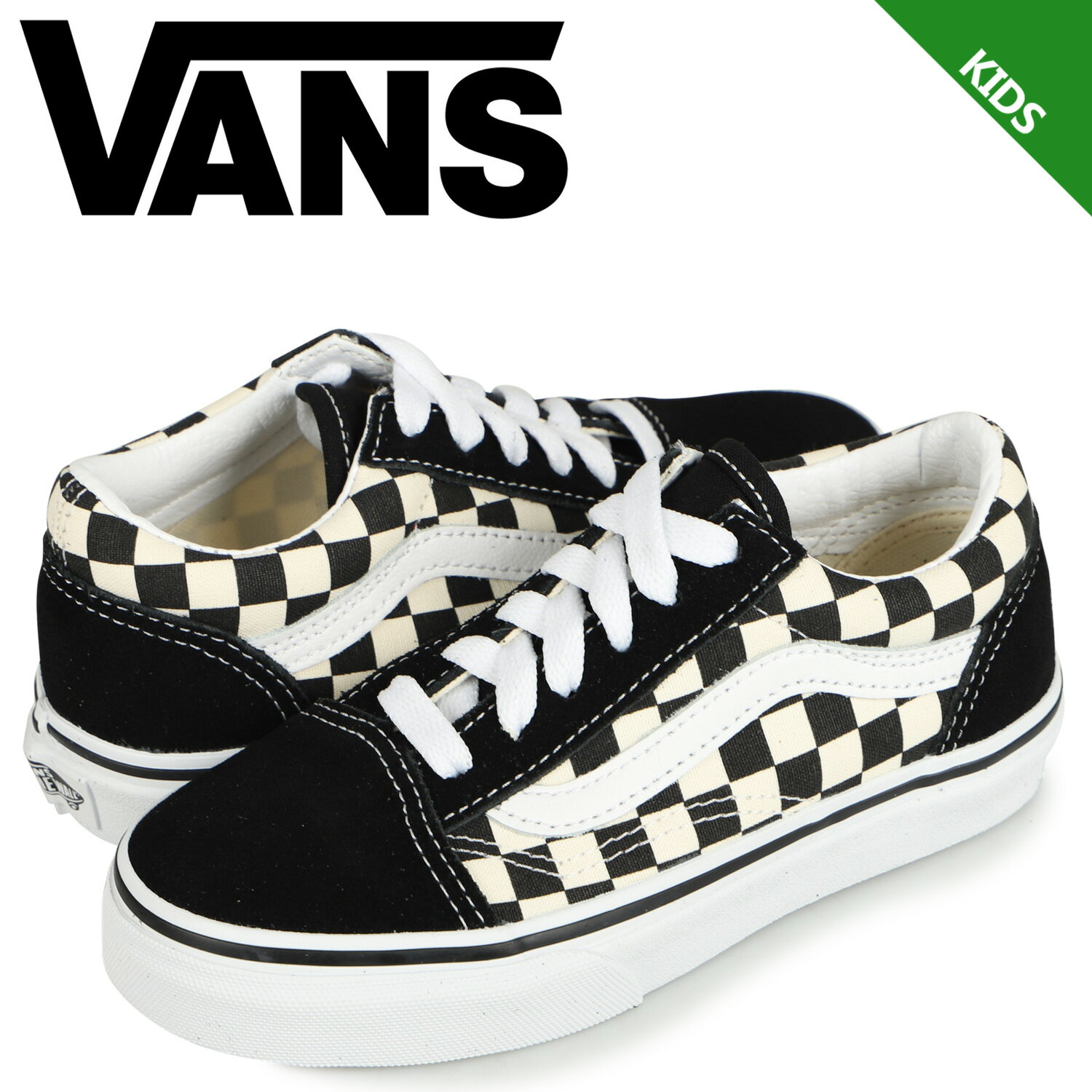 【最大1000円OFFクーポン配布中】 VANS ヴァンズ オールドスクール スニーカー キッズ バンズ OLD SKOOL ブラック 黒 VN0A38HBP0S