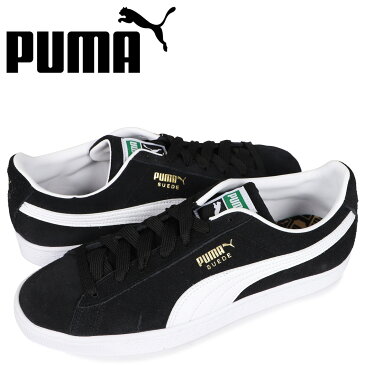 【最大1000円OFFクーポン配布中】 PUMA プーマ スウェード クロック スニーカー メンズ スエード SUEDE CROC ブラック 黒 384852-01