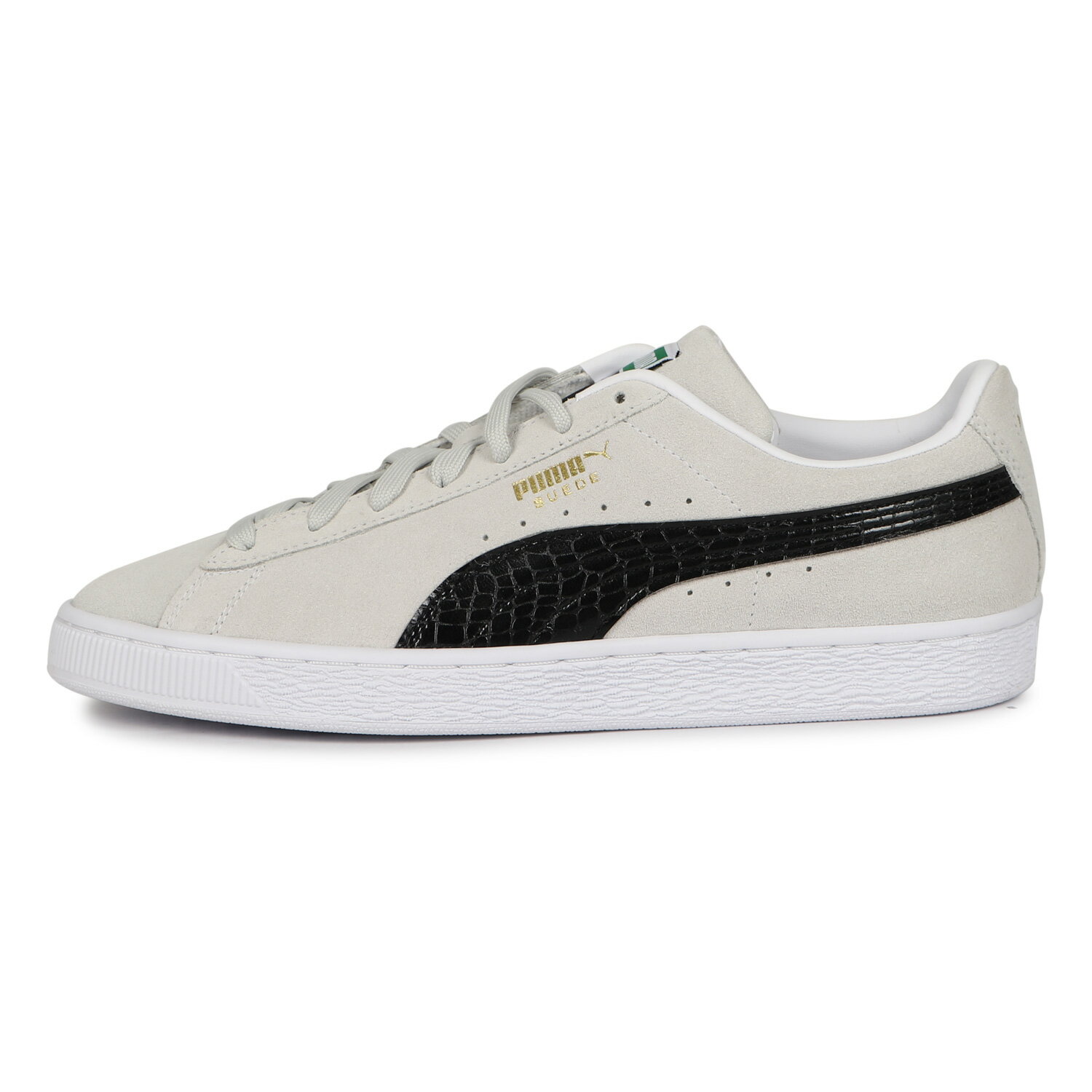 【最大1000円OFFクーポン配布中】 PUMA プーマ スウェード クロック スニーカー メンズ スエード SUEDE CROC ホワイト 白 384852-02