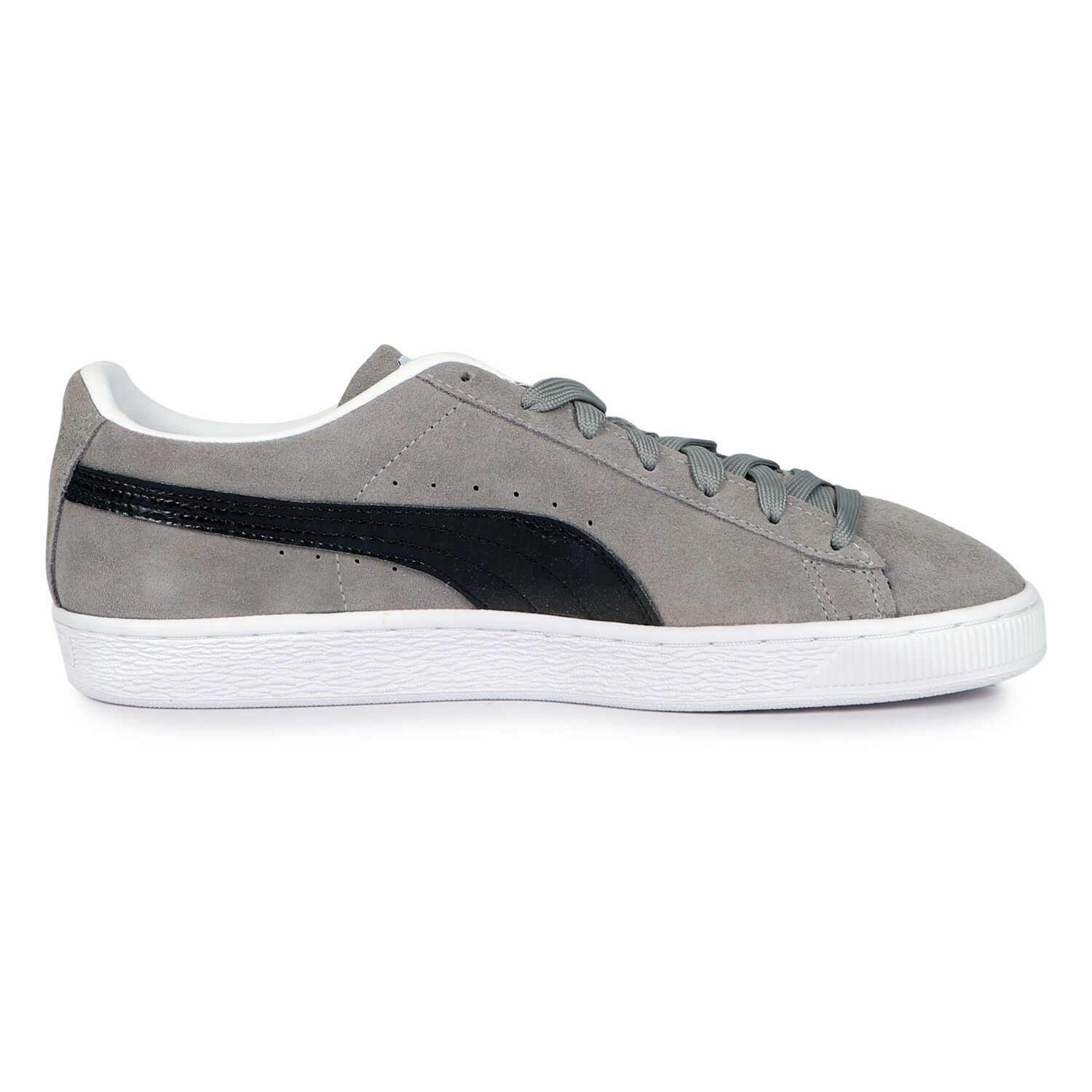 【最大1000円OFFクーポン配布中】 PUMA プーマ スウェード クロック スニーカー メンズ スエード SUEDE CROC グレー 384852-04