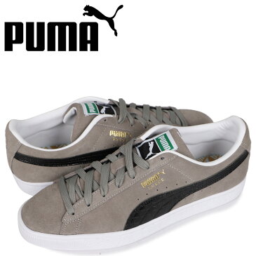 PUMA プーマ スウェード クロック スニーカー メンズ スエード SUEDE CROC グレー 384852-04