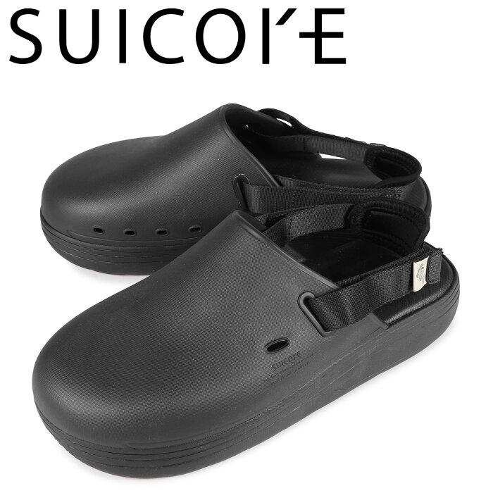 【最大1000円OFFクーポン配布中】 スイコック SUICOKE サンダル クロッグサンダル カッポ メンズ 厚底 CAPPO ブラック 黒 OG-INJ-03