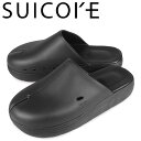 スイコック サンダル メンズ 【クーポンで最大1000円OFF！5/1 10:59まで】 スイコック SUICOKE サンダル クロッグサンダル メンズ 厚底 POLK ブラック 黒 OG-INJ-04