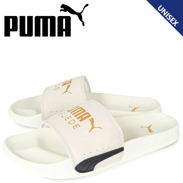 PUMA プーマ サンダル スライドサンダル リード キャット 2.0 スウェード クラシック メンズ レディース スエード LEAD CAT 2.0 SUEDE CLASSIC ホワイト 白 384872-02
