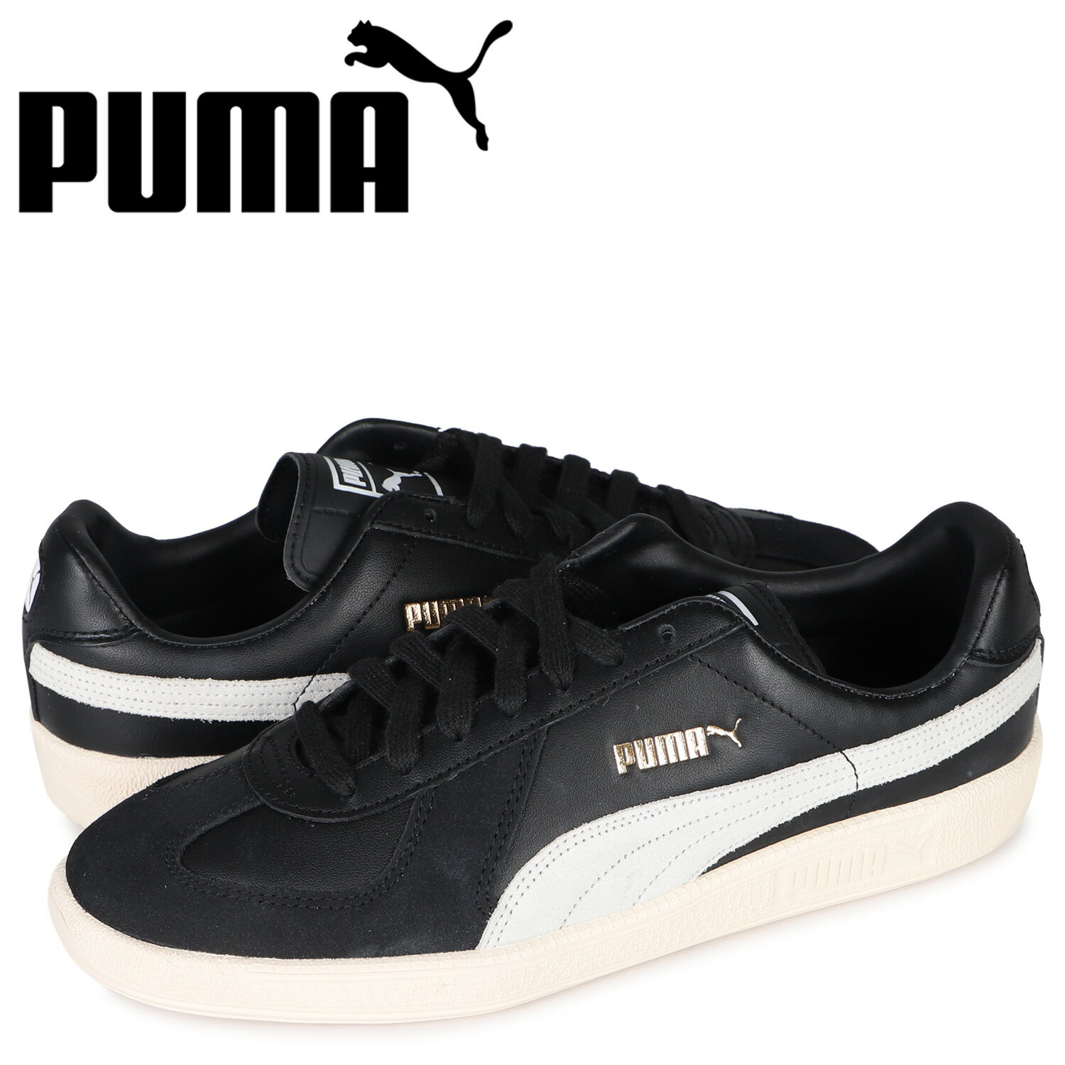【最大1000円OFFクーポン発行中 12/11 11:59まで！】 PUMA プーマ スニーカー アーミートレーナー メンズ ARMY TRAINER ブラック 黒 386607-02