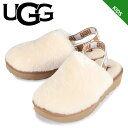  UGG アグ サンダル フラッフ イヤー クロッグ キッズ ファー FLUFF YEAH CLOG ホワイト 白 1123633K