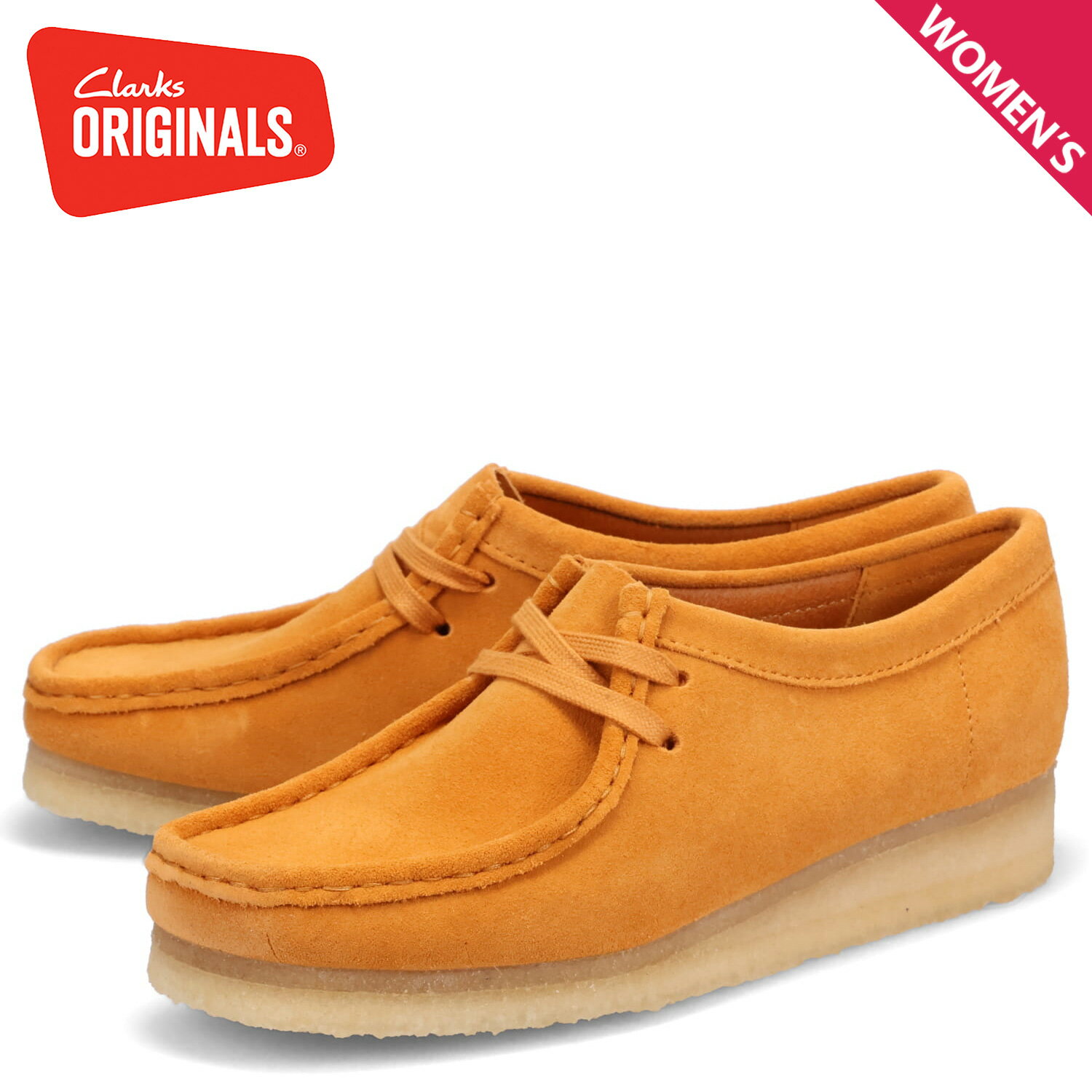 クラークス オリジナルズ Clarks Originals ブーツ ワラビー レディース WALLABEE ブラウン 26156621