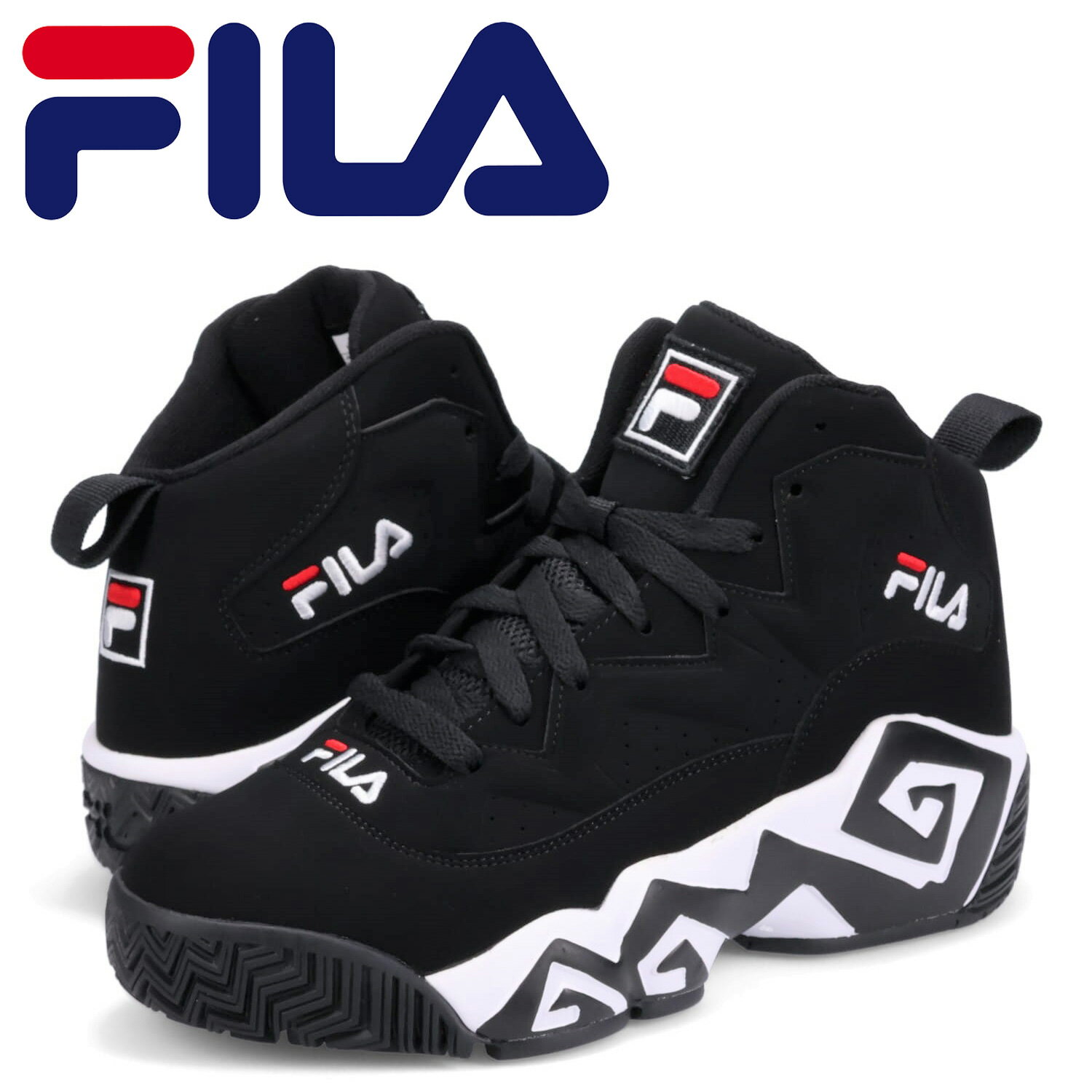 FILA フィラ スニーカー マッシュバーン メンズ MB MASHBURN ブラック 黒 FHE102001