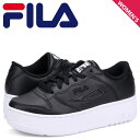 【クーポンで最大1000円OFF！5/7 10:59まで】 FILA フィラ スニーカー エフエックス レディース 厚底 FX-115 SL ブラック 黒 WFW22058021