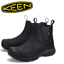  KEEN キーン ブーツ サイドゴア ウィンターブーツ アンカレッジ 3 メンズ 防水 ANCHORAGE BOOTS III WP ブラック 黒 1017789