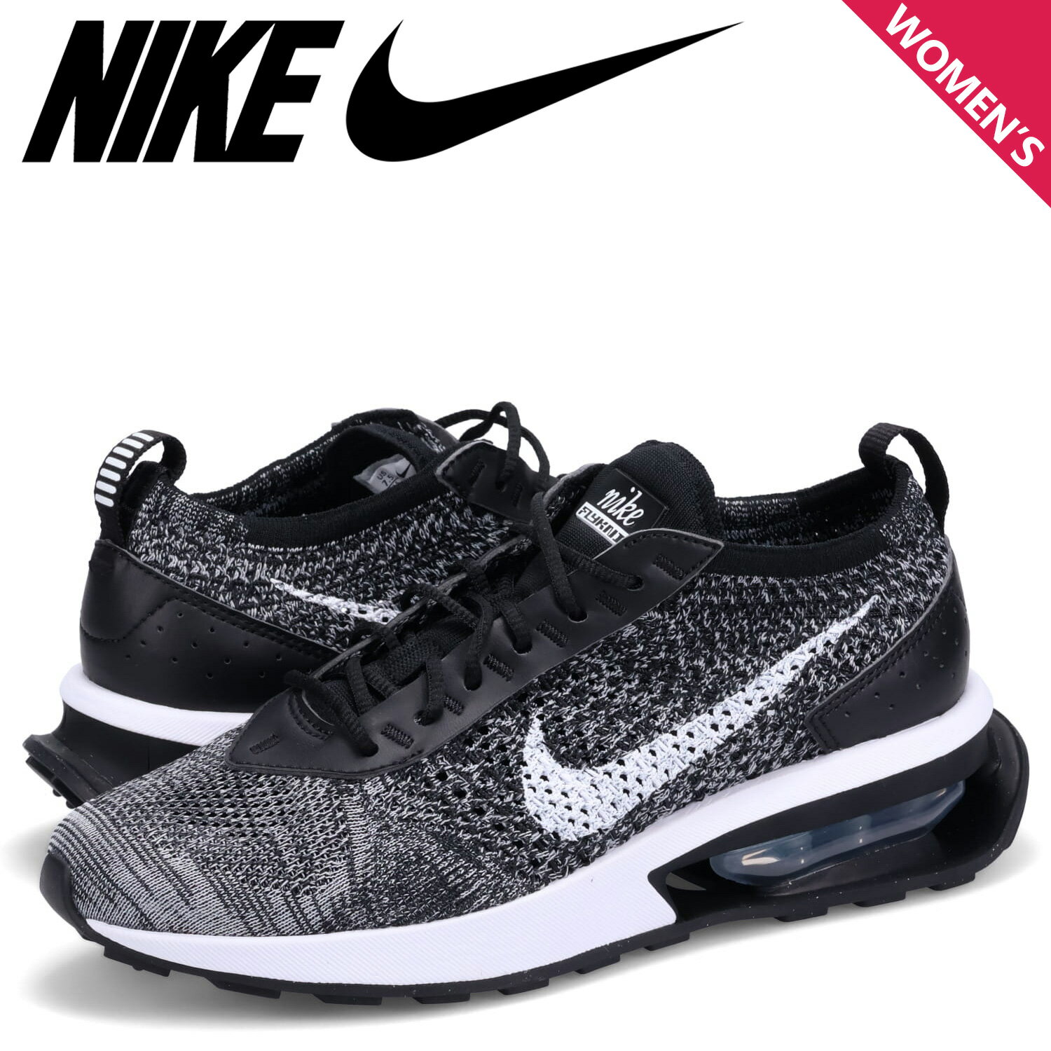 NIKE WMNS AIR MAX FLYKNIT RACER ナイキ エア マックス フライニット レーサー スニーカー レディース ブラック 黒 DM9073-001