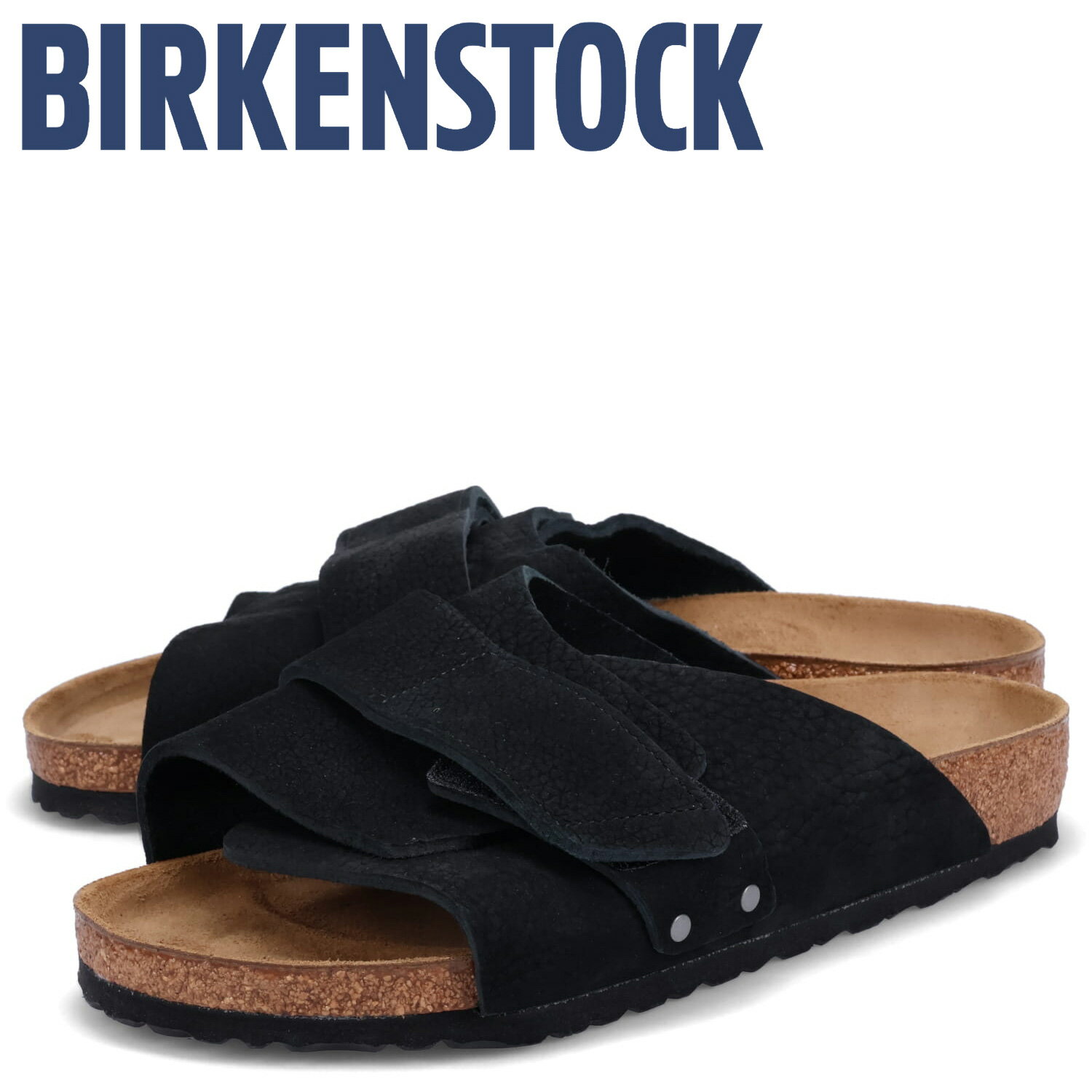 ビルケンシュトック BIRKENSTOCK サンダル コンフォートサンダル キョウト メンズ Kyoto ブラック 黒 1020388