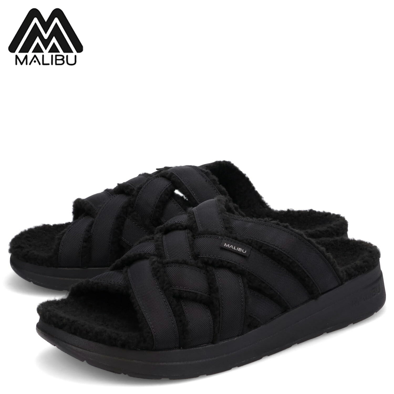 【クーポンで最大1000円OFF 5/16 10:59まで】 マリブサンダルズ MALIBU SANDALS サンダル スライドサンダル ズマ メンズ ZUMA LX ブラック 黒 MS02-4000