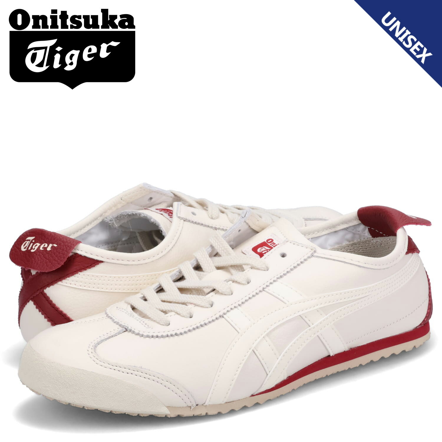 オニツカタイガー Onitsuka Tiger メキシコ 66 スニ―カー カリフォルニア 78 メンズ レディース MEXICO 66 オフ ホワイト 白 1183B781-100