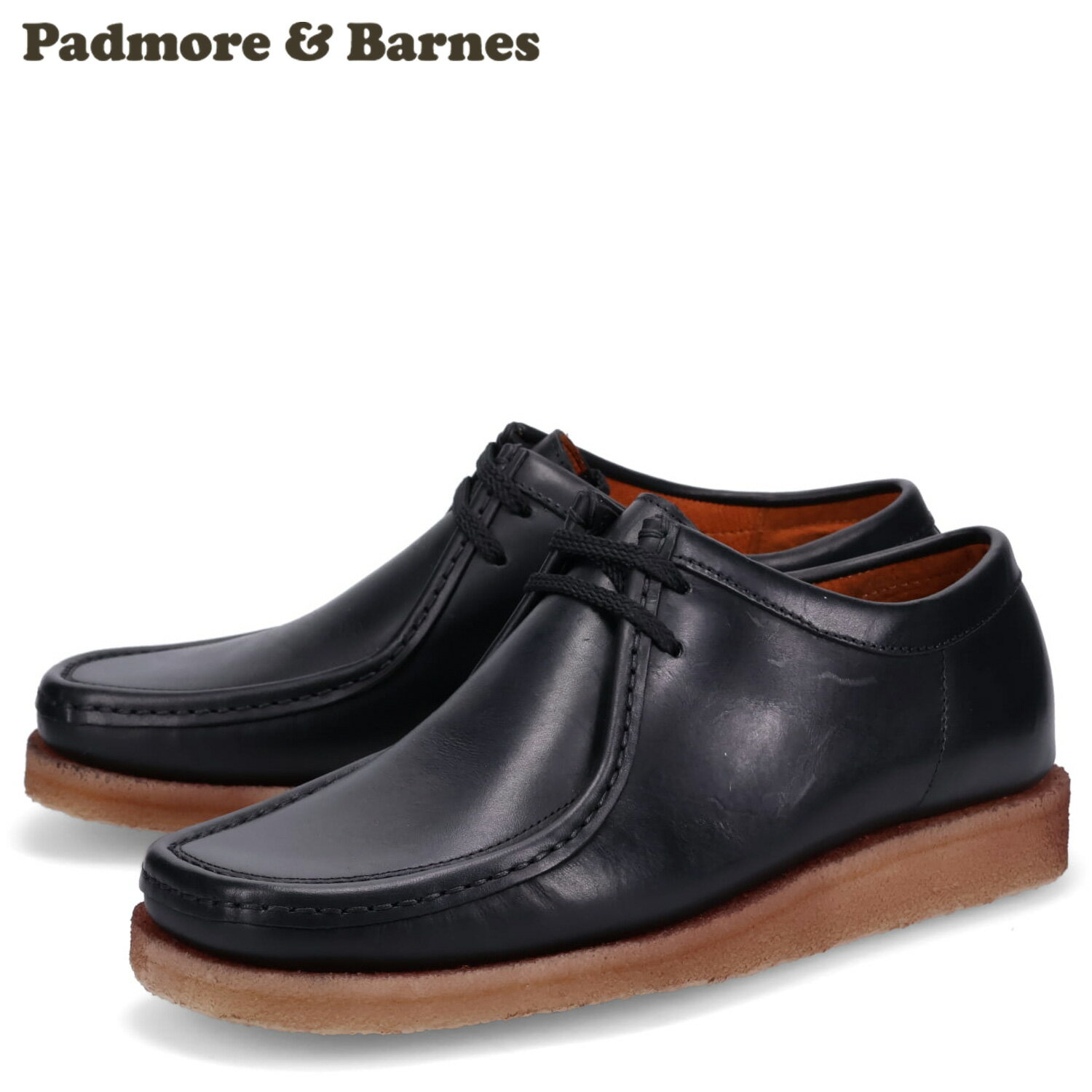 パドモア&バーンズ PADMORE&BARNES ワラビー ブーツ オリジナル メンズ ORIGINAL ブラック 黒 P204