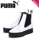 PUMA プーマ サイドゴアブーツ メイズ チェルシー ポップ ウィメンズ レディース 厚底 MAYZE CHELSEA POP WNS ホワイト 白 3845...