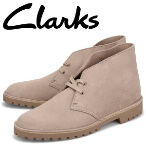 クラークス Clarks デザート ロック ブーツ メンズ スエード DESERT ROCK ベージュ 26162704