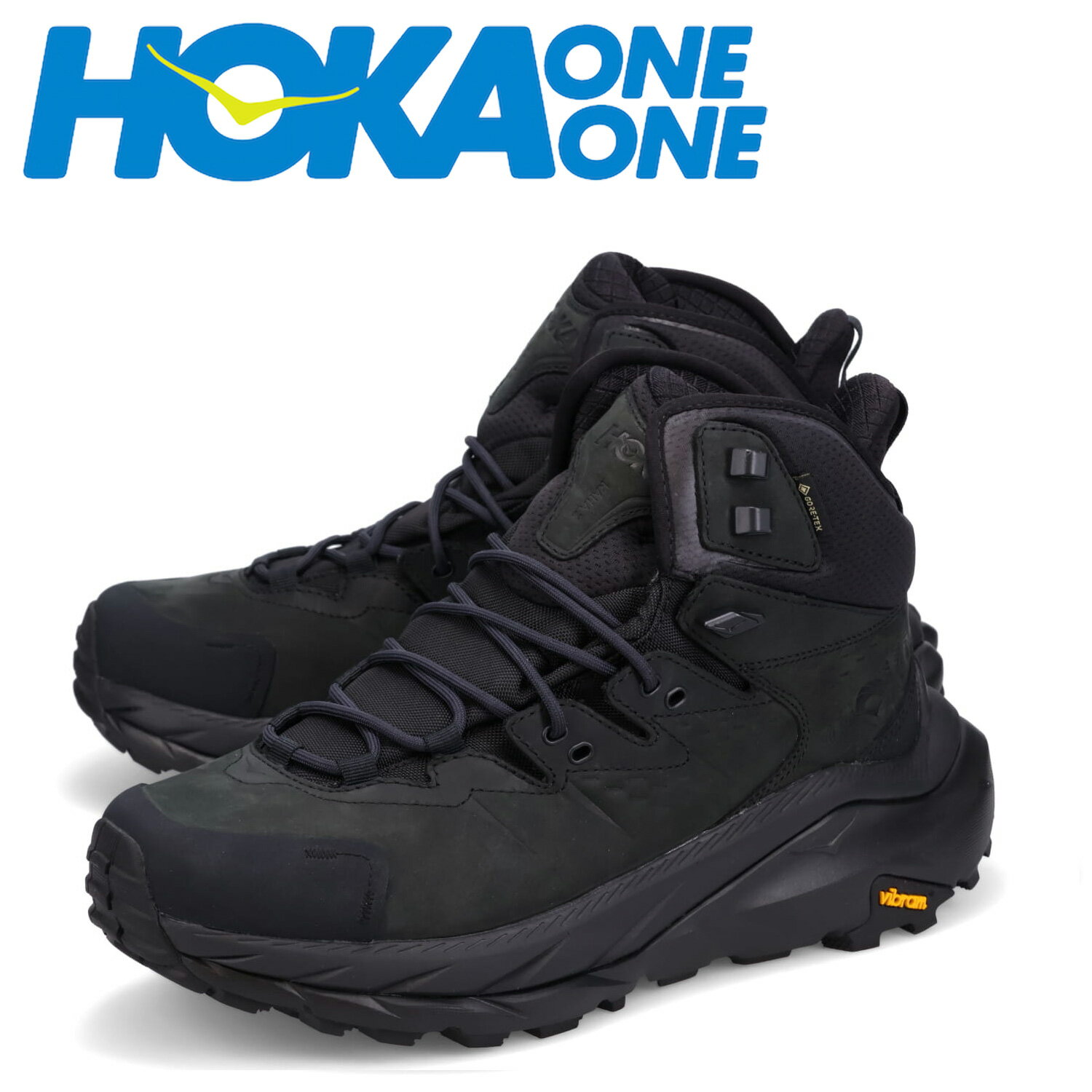 ホカオネオネ ウォーキングシューズ メンズ 【クーポンで最大1000円OFF！5/16 10:59まで】 ホカオネオネ HOKA ONE ONE カハ 2 ミッド GTX ハイキングシューズ メンズ KAHA 2 MID GTX 防水 グレー 1123155