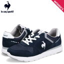 【クーポンで最大1000円OFF！5/1 10:59まで】 ルコック スポルティフ le coq sportif スニーカー ラ セーヌ 2 ワイド レディース 軽量 スエード LA SEINE II WIDE ネイビー QL3VJC04NW