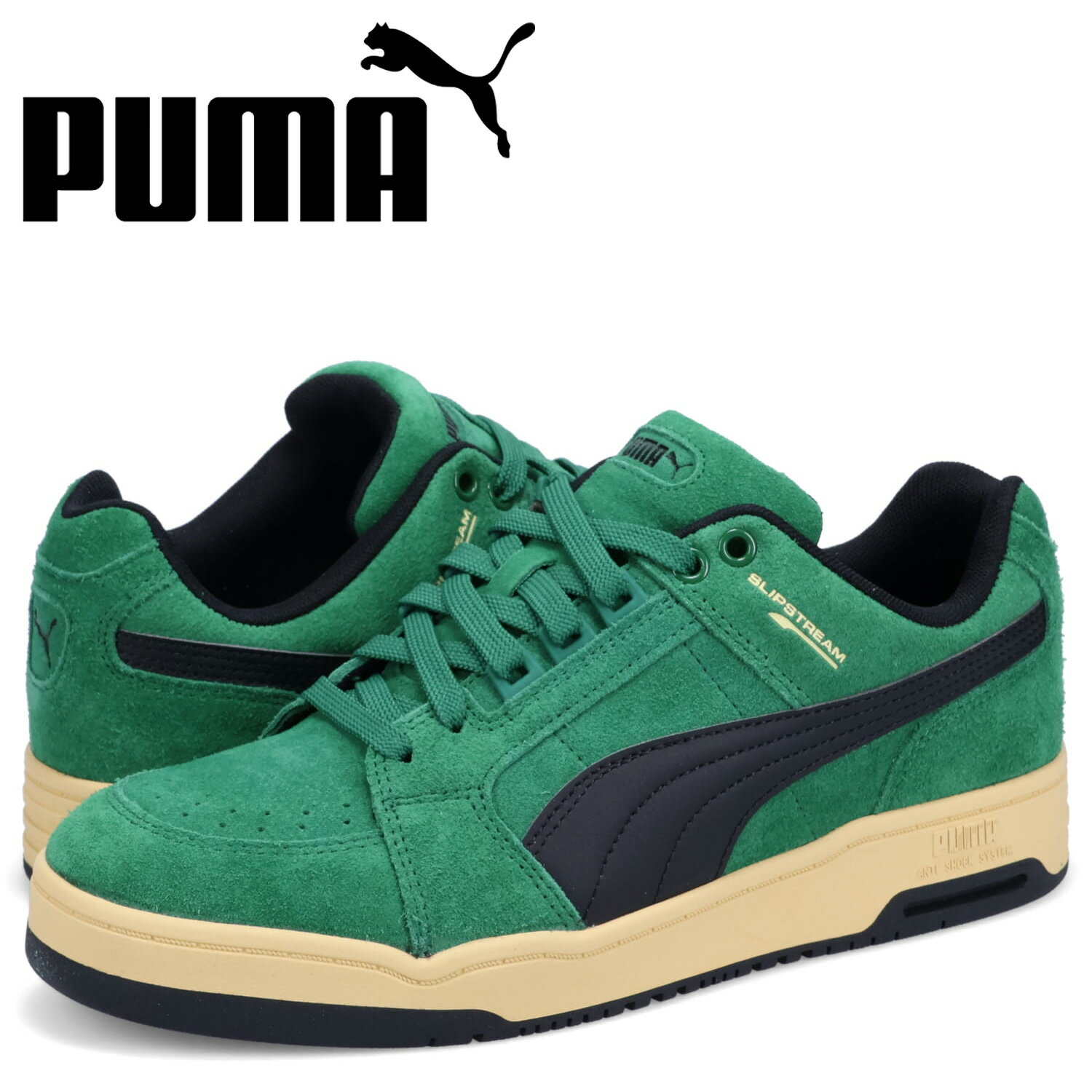 PUMA プーマ スニーカー スリップストリーム ロウ オールウェイズ オン メンズ SLIPSTREAM LOW ALWAYS ON グリーン 39012201