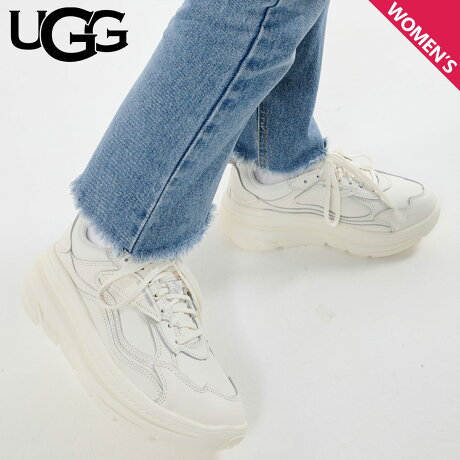 UGG アグ スニーカー レディース 厚底 CA1 ホワイト 白 1142630