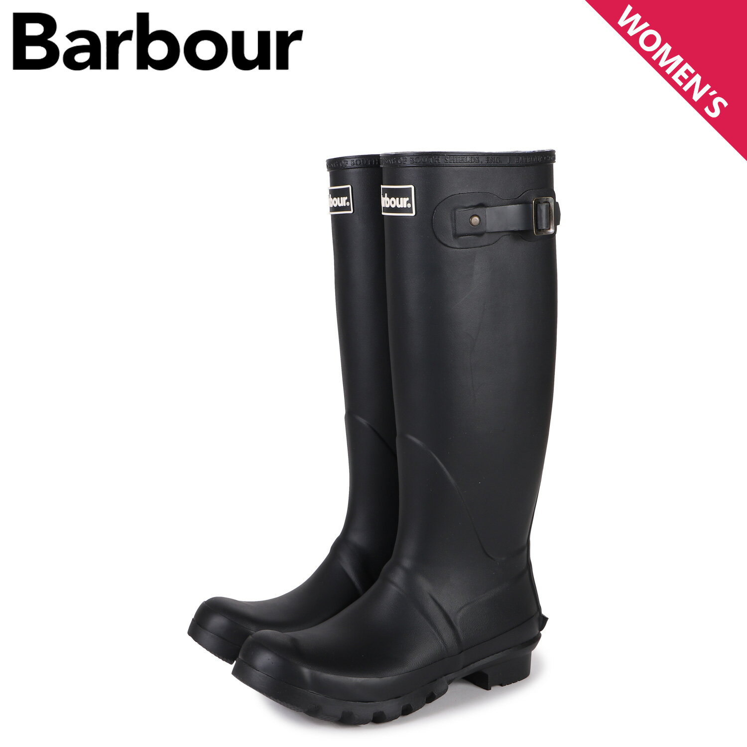 【 最大1000円OFFクーポン配布中 】 Barbour バブアー レインブーツ ロングブーツ 長靴 ビード レディース ラバー 防水 BEDE ブラック 黒 LRF0043BK11のサムネイル