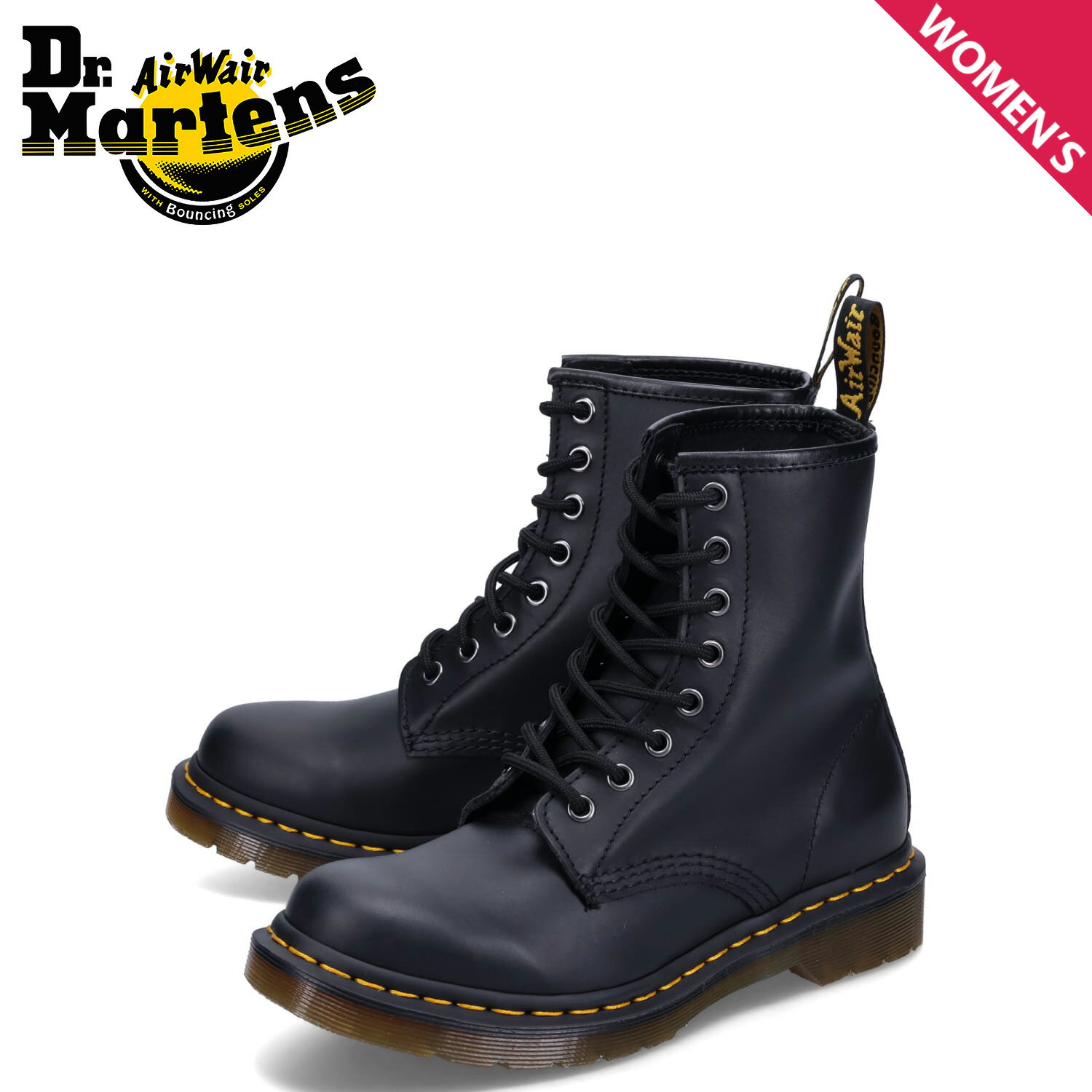 ドクターマーチン ドクターマーチン Dr.Martens 8ホール ブーツ レディース 1460 WOMENS LACE UP BOOTS ブラック 黒 11821002