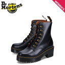 【クーポンで最大1000円OFF！5/1 10:59まで】 ドクターマーチン Dr.Martens ブーツ ヒールブーツ レディース 厚底 LEONA HEELED BOOTS ブラック 黒 22601001