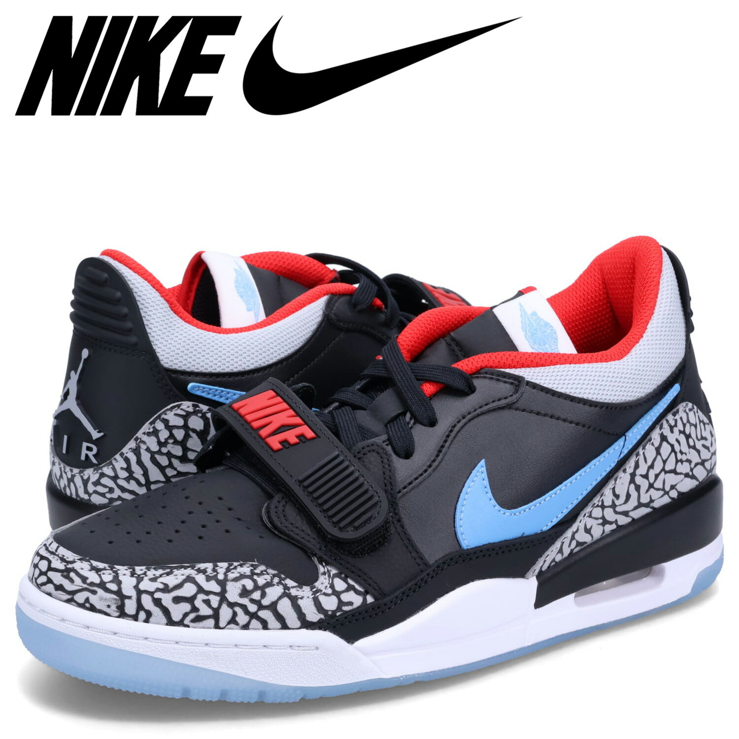 【 最大1000円OFFクーポン配布中 】 NIKE AIR JORDAN LEGACY 312 LOW ナイキ エアジョーダン レガシー 312 ロー スニーカー メンズ ブラック CD7069-004のサムネイル