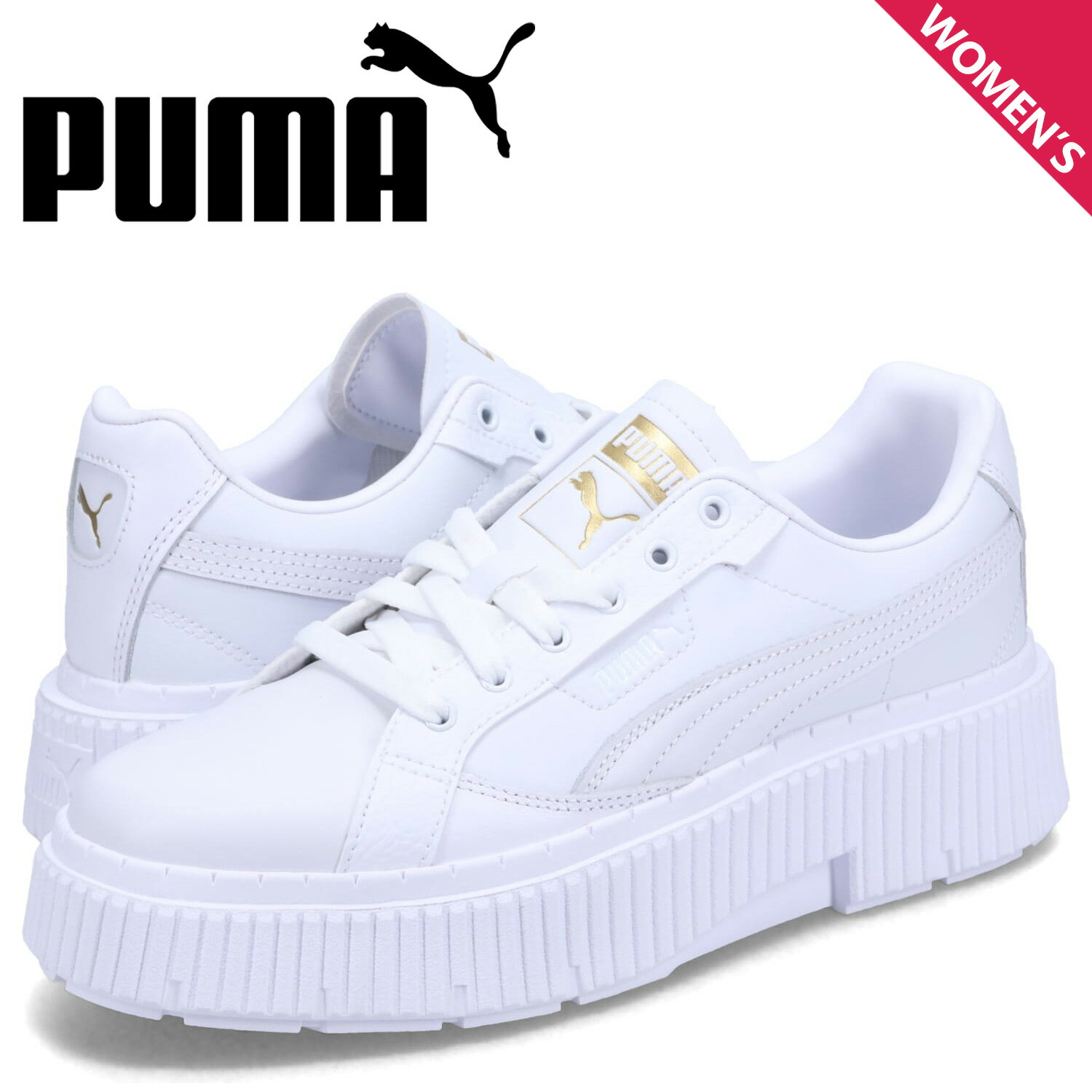 【クーポンで最大1000円OFF！5/16 10:59まで】 PUMA プーマ スニーカー ディナーラ レディース 厚底 DINARA ホワイト 白 390639