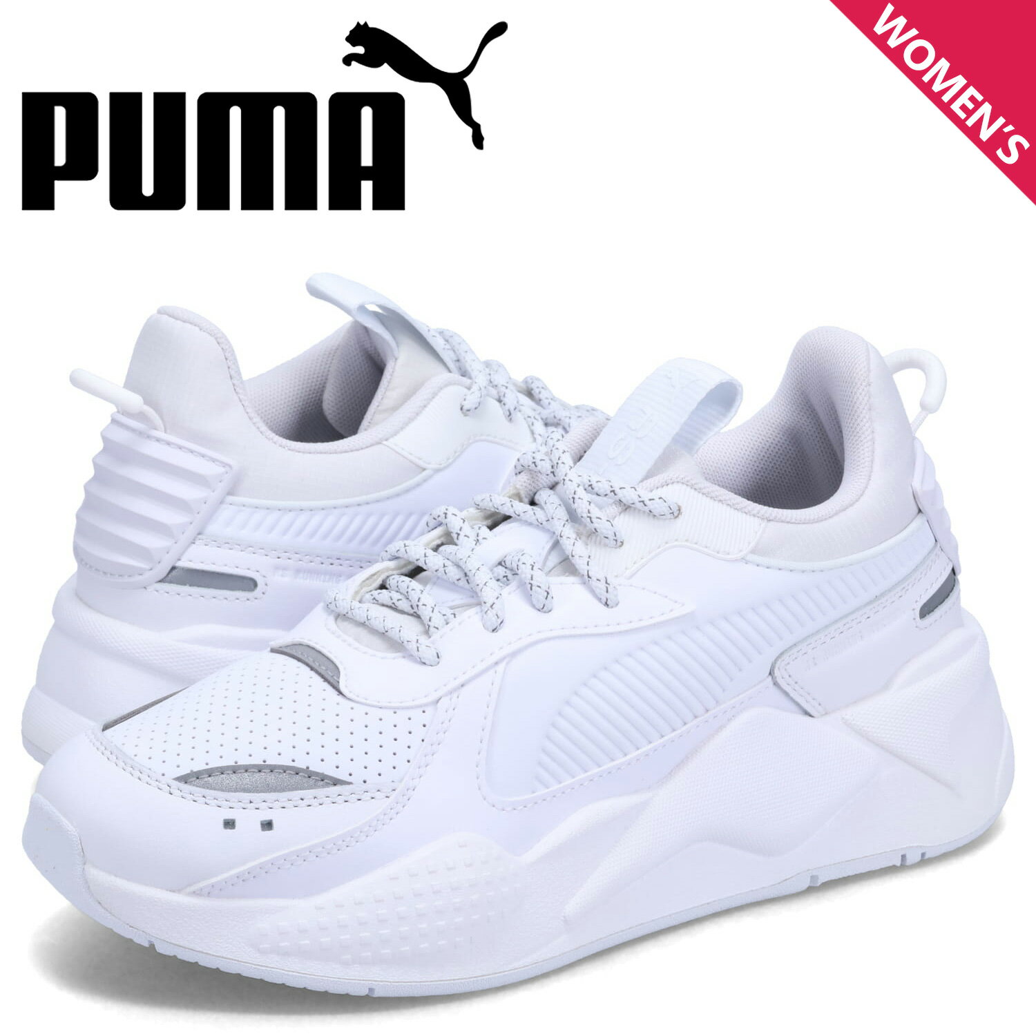 PUMA プーマ スニーカー RS-X トリプル レディース 厚底 RS-X TRIPLE ホワイト 白 391928