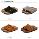 【クーポンで最大1000円OFF！5/1 10:59まで】 ビルケンシュトック BIRKENSTOCK チューリッヒ メンズ レディース ZURICH ビルケン サンダル 細幅 普通幅 ブラック トープ ブラウン 2