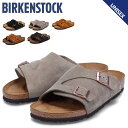 ビルケンシュトック サンダル メンズ 【クーポンで最大1000円OFF！5/1 10:59まで】 ビルケンシュトック BIRKENSTOCK チューリッヒ メンズ レディース ZURICH ビルケン サンダル 細幅 普通幅 ブラック トープ ブラウン