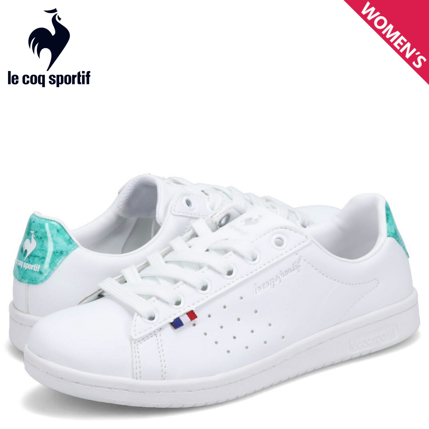 ルコック スポルティフ le coq sportif ラ ローラン SL スニーカー レディース LA ROLAND SL ホワイト 白 QL1VJC02WT