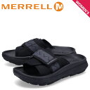  メレル MERRELL リカバリーサンダル スライドサンダル ハット ウルトラ スライド レディース HUT ULTRA SLIDE ブラック 黒 J005886