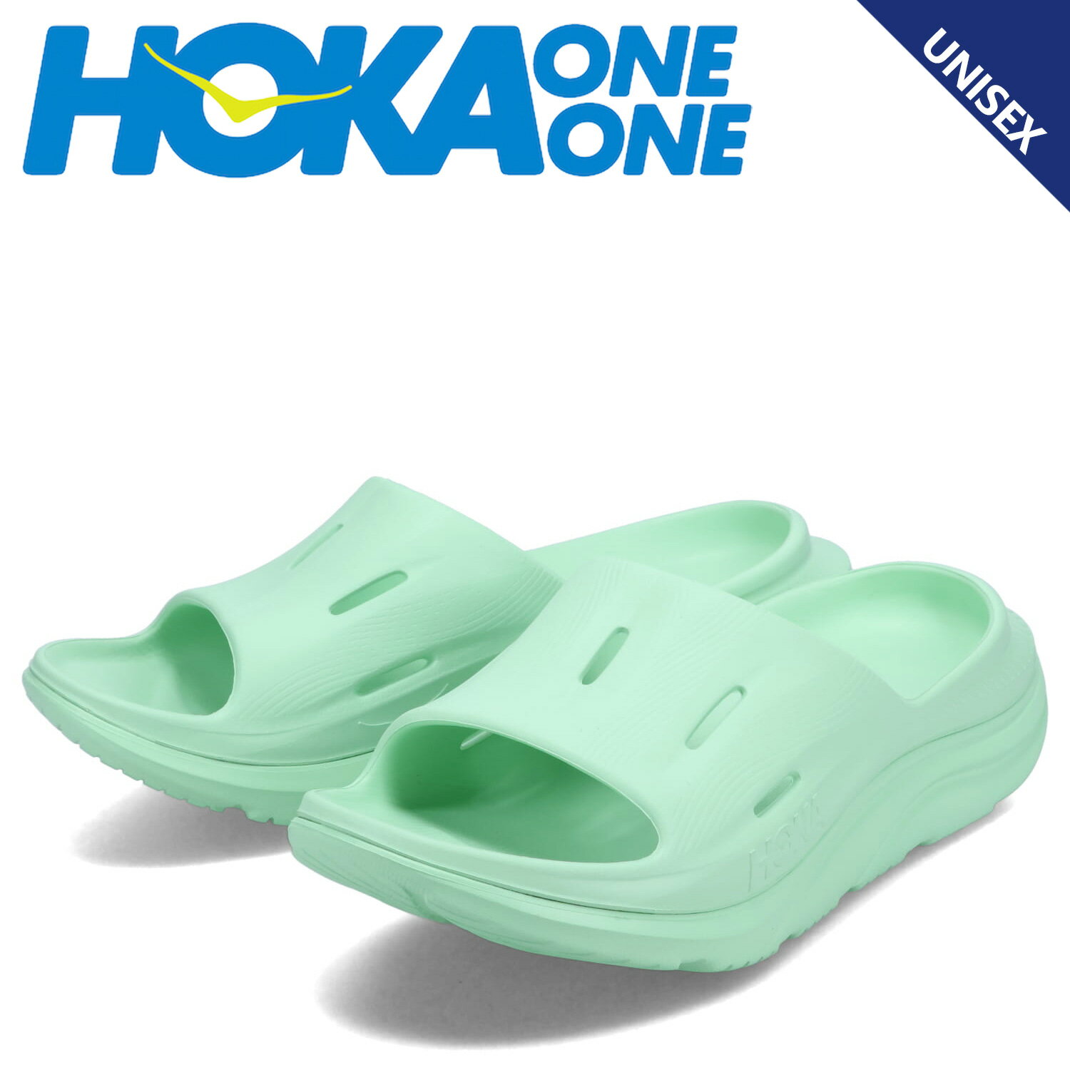 ホカオネオネ サンダル メンズ ホカオネオネ HOKA ONE ONE サンダル リカバリーサンダル オラ リカバリースライド 3 メンズ レディース ORA RECOVERY SLIDE 3 グリーン 1135061