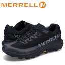 メレル MERRELL スニーカー トレイルランニング シューズ アジリティー ピーク 5 メンズ 厚底 AGILITY PEAK 5 ブラック 黒 M068045 J068045