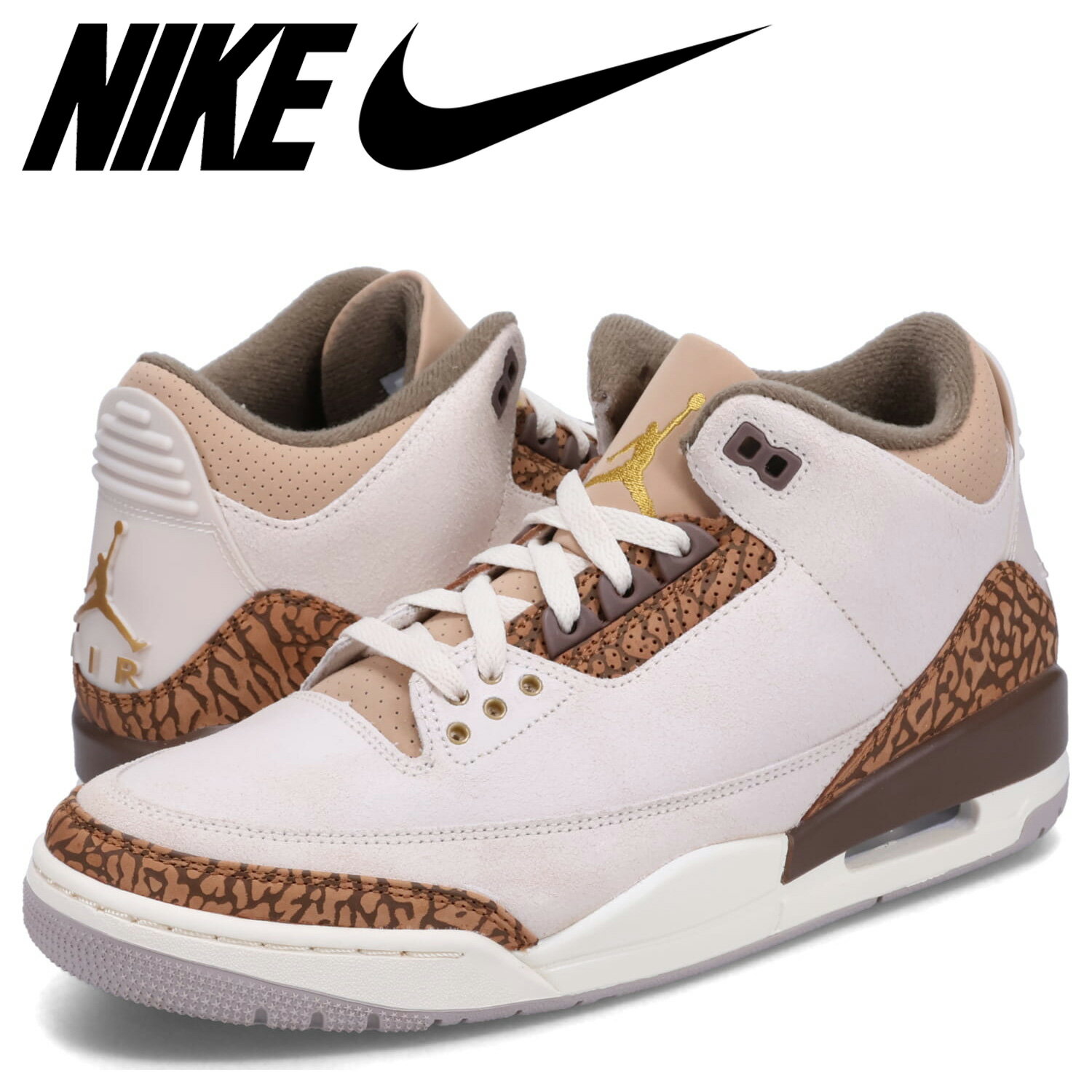 NIKE AIR JORDAN 3 RETRO ナイキ エアジョーダン3 レトロ スニーカー メンズ ブラウン CT8532-102