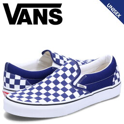 VANS ヴァンズ スニーカー スリッポン クラシック メンズ レディース バンズ CLASSIC SLIP-ON ブルー VN000BVZBYM