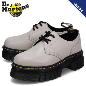 【クーポンで最大1000円OFF！5/7 10:59まで】 ドクターマーチン Dr.Martens 3ホール シューズ メンズ レディース 厚底 AUDRICK グレー 27147055