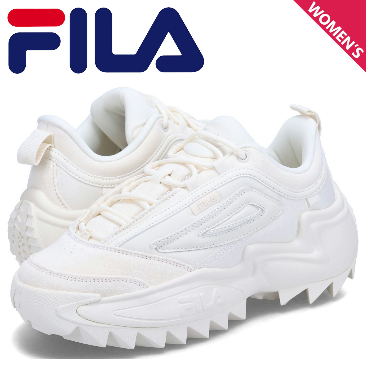 FILA フィラ スニーカー ツイスター レディース 厚底 TWISTER ベージュ 5XM02269